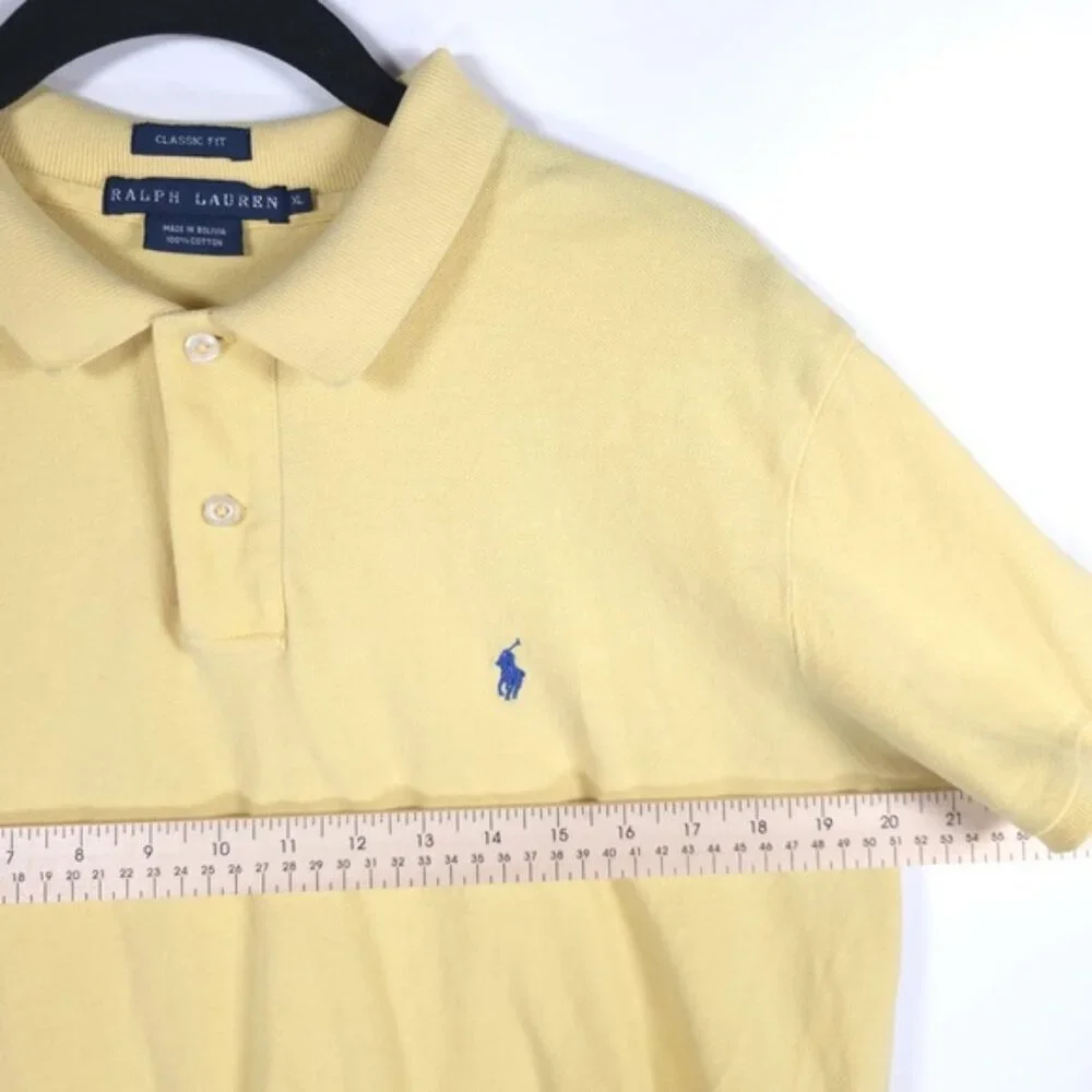 RALPH LAUREN VINTAGE CLASSIC FIT MADE IN BOLIVIA 🇧🇴 Polo‎ Shirt Size XL Boys